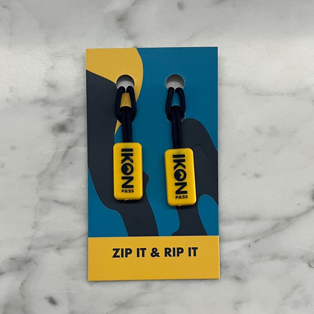 IKON Pass Zipper Pulls